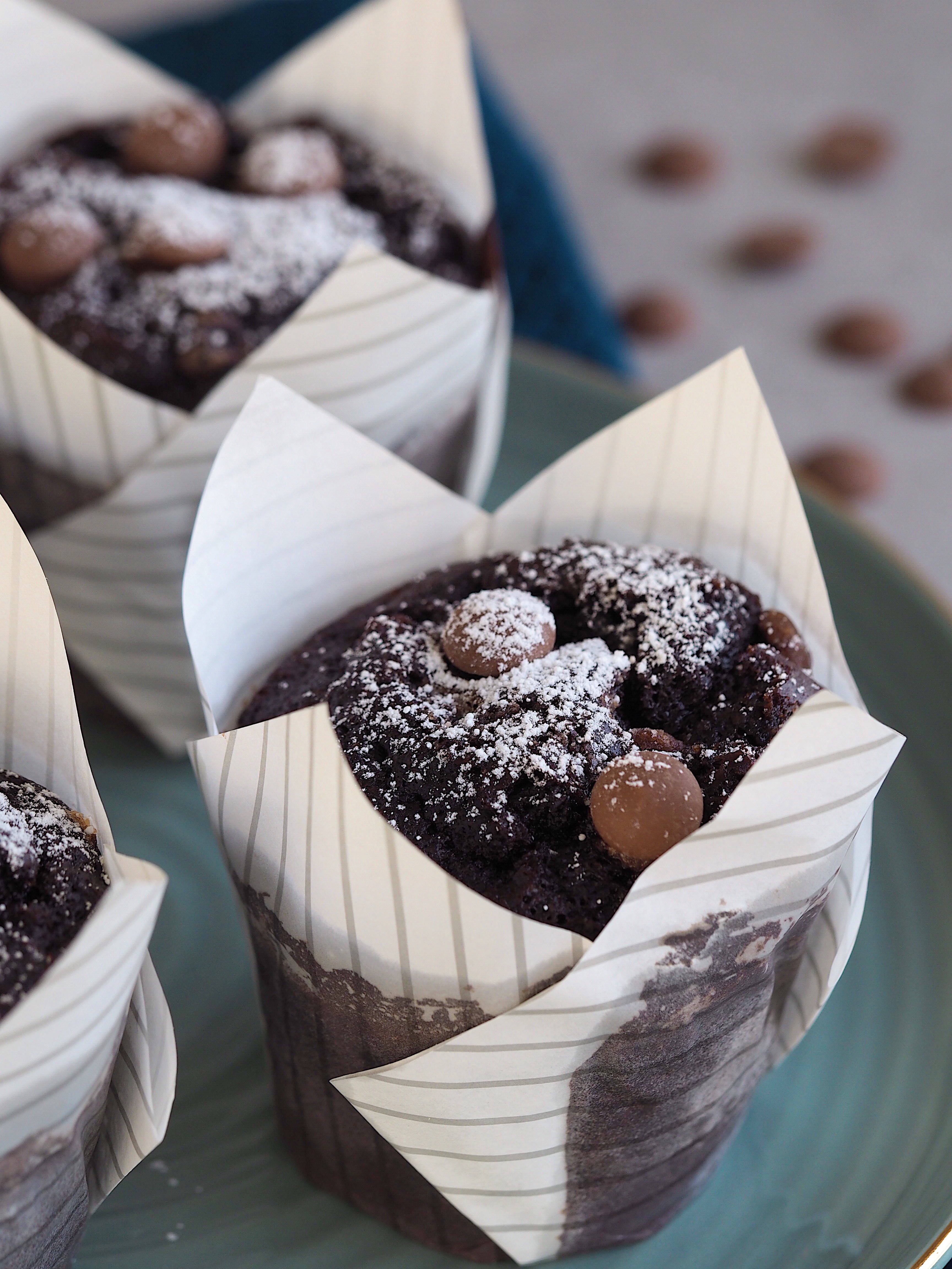 Lækre Svampede Blødende Chokolade Muffins Kage Finax Bagværk Når du elsker at bage Opskrift Mia Lindholm Blog Blogger