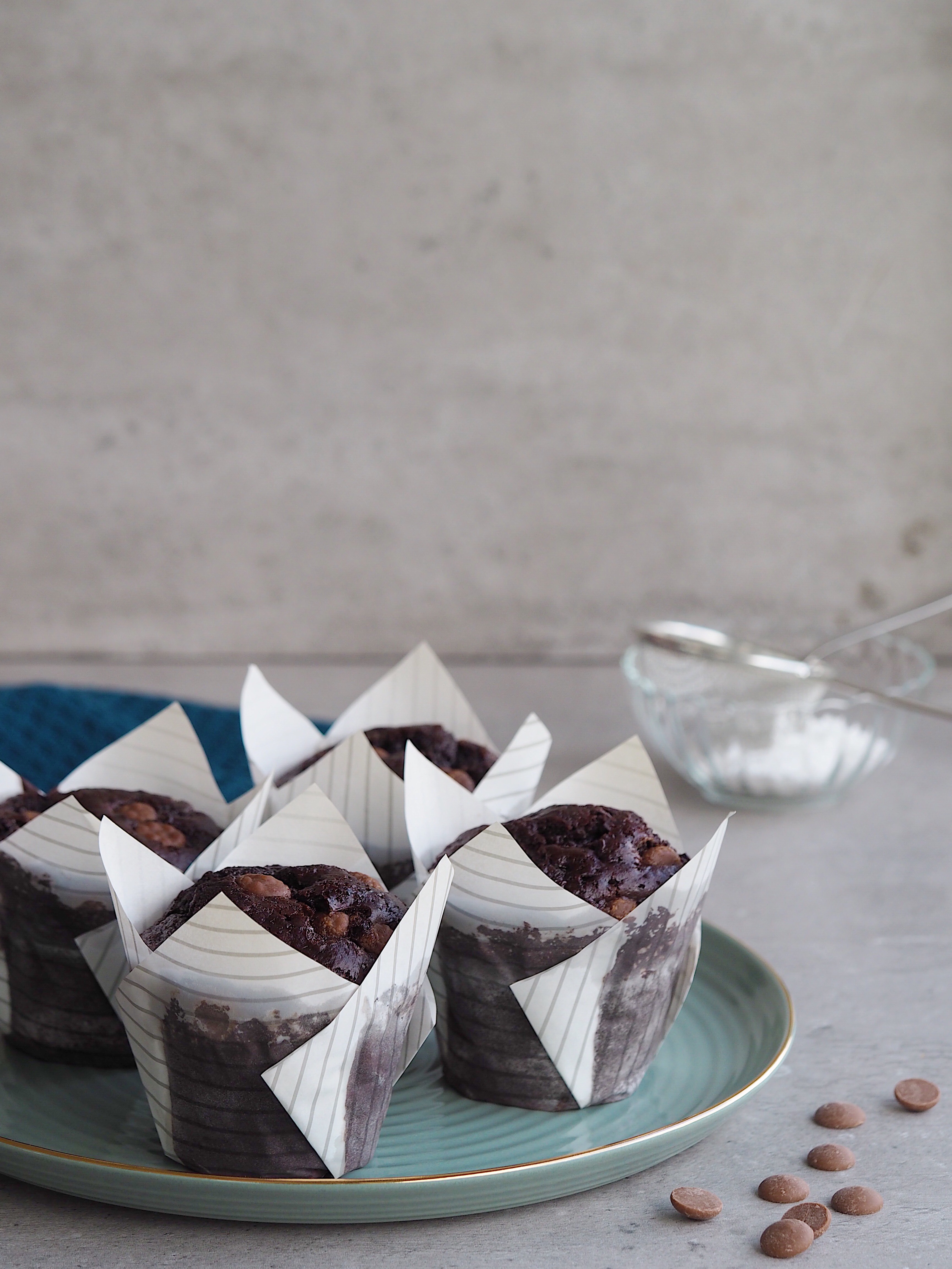 Lækre Svampede Blødende Chokolade Muffins Kage Finax Bagværk Når du elsker at bage Opskrift Mia Lindholm Blog Blogger